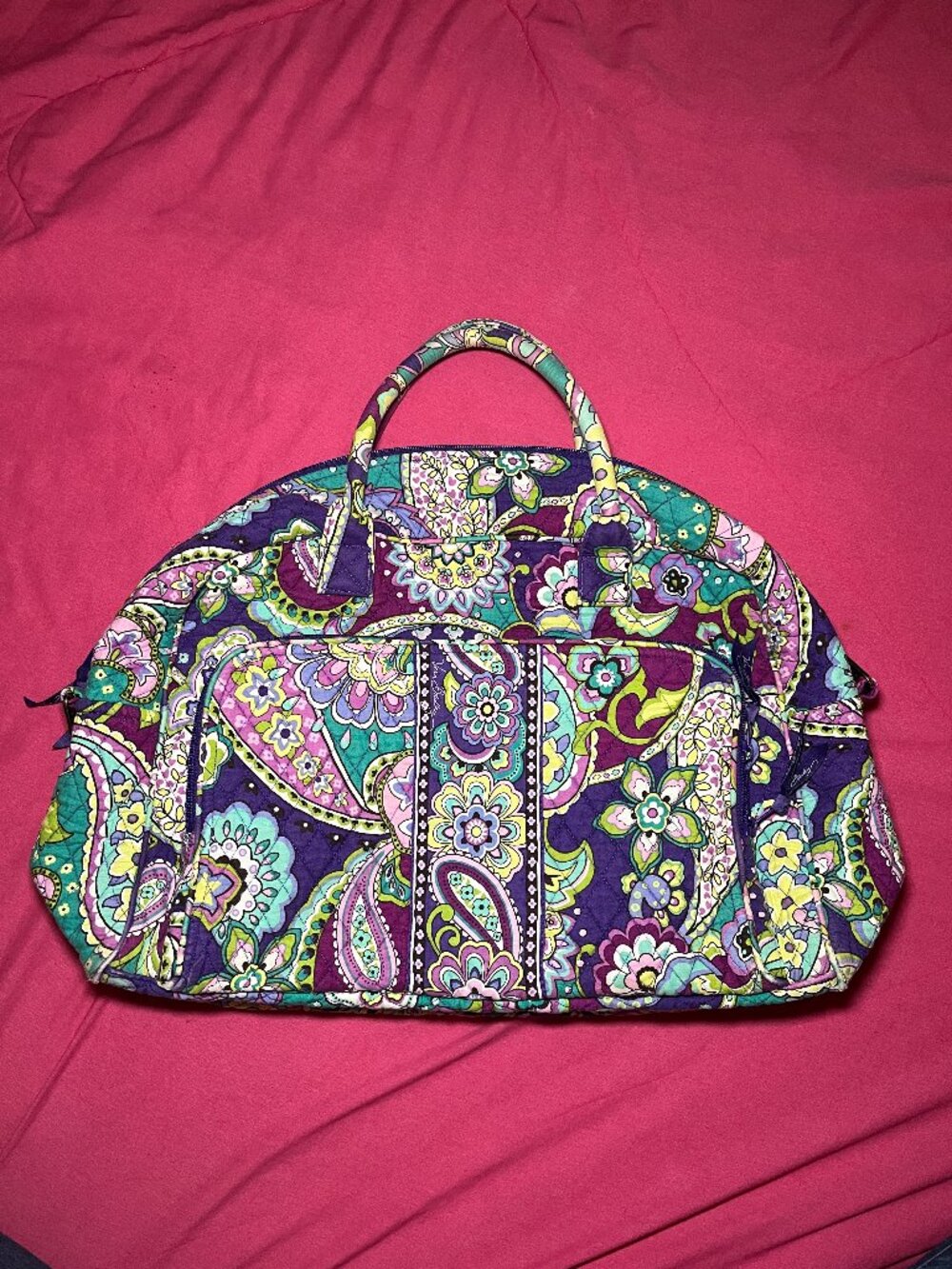 Vera Bradley Weekender "Heather" Fall 2013 No Strap Preowned
